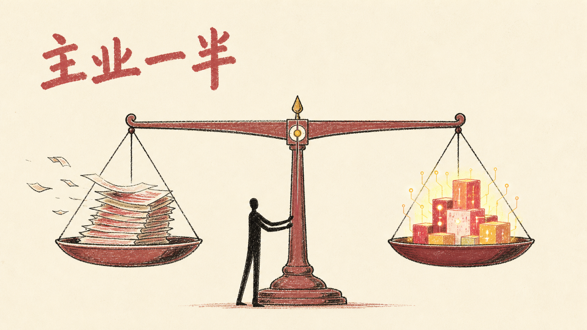 主业一半