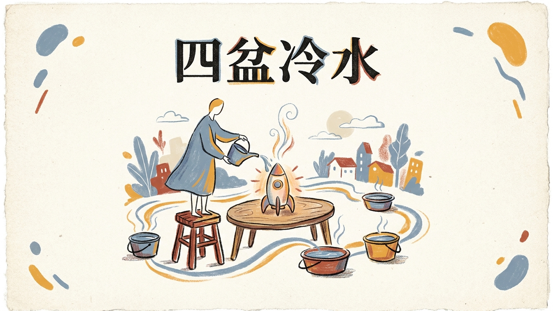 四盆冷水